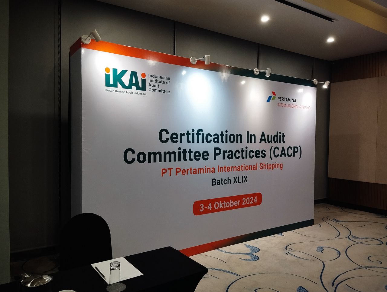CACP Review Course Batch 49 (Inhouse PT Pertamina International Shipping) tanggal 3-4 Oktober 2024
