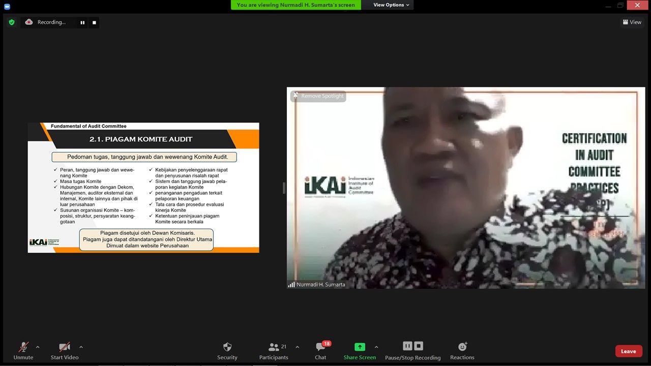 CACP Review Course Batch XVIII – 15 dan 16 Desember 2020