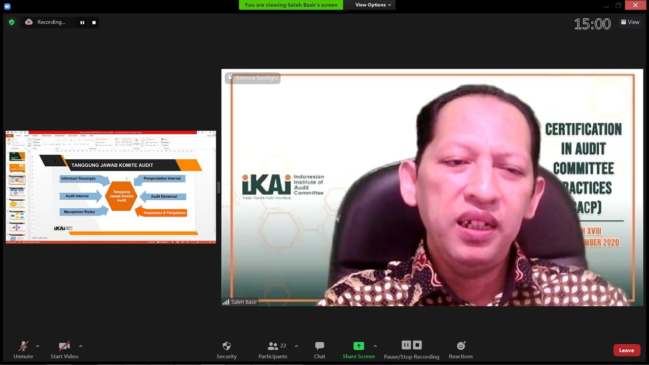 CACP Review Course Batch XVIII – 15 dan 16 Desember 2020