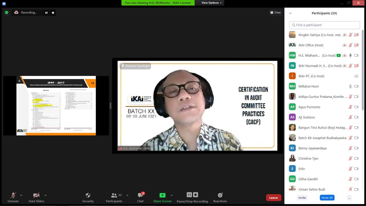 CACP Review Course Batch XX – 8 dan 9 Juni 2021