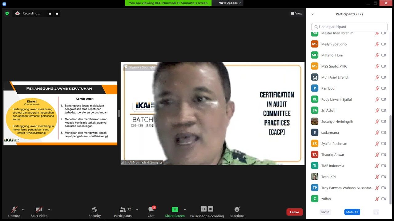 CACP Review Course Batch XX – 8 dan 9 Juni 2021