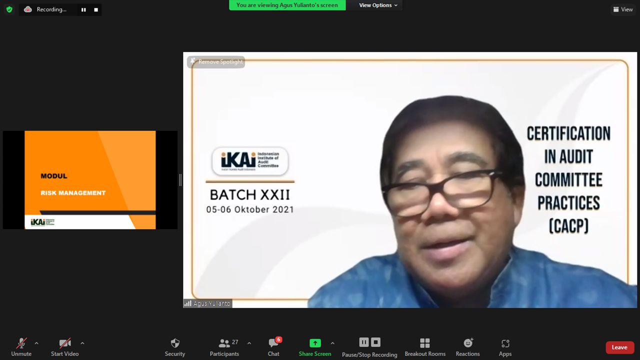 CACP Review Course Batch XXII – 5 dan 6 Oktober 2021