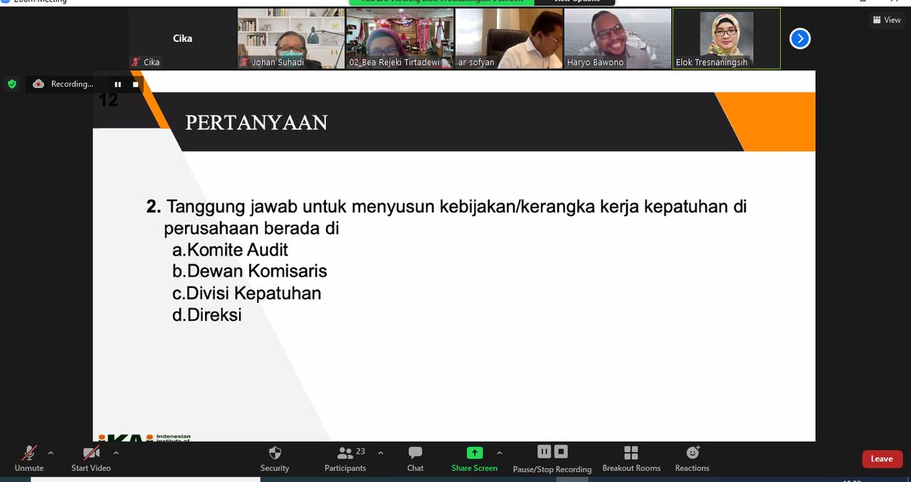 CACP Review Course Batch XXIV – 22 dan 23 Februari 2022