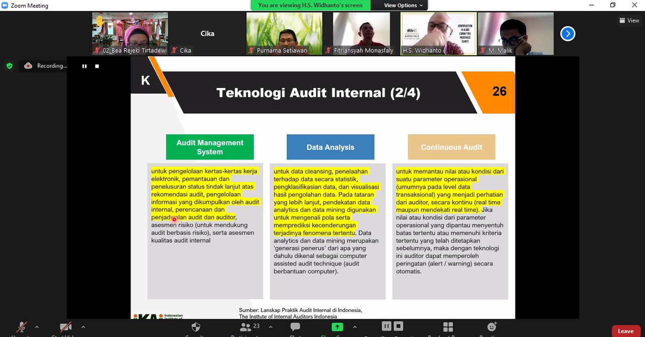 CACP Review Course Batch XXIV – 22 dan 23 Februari 2022