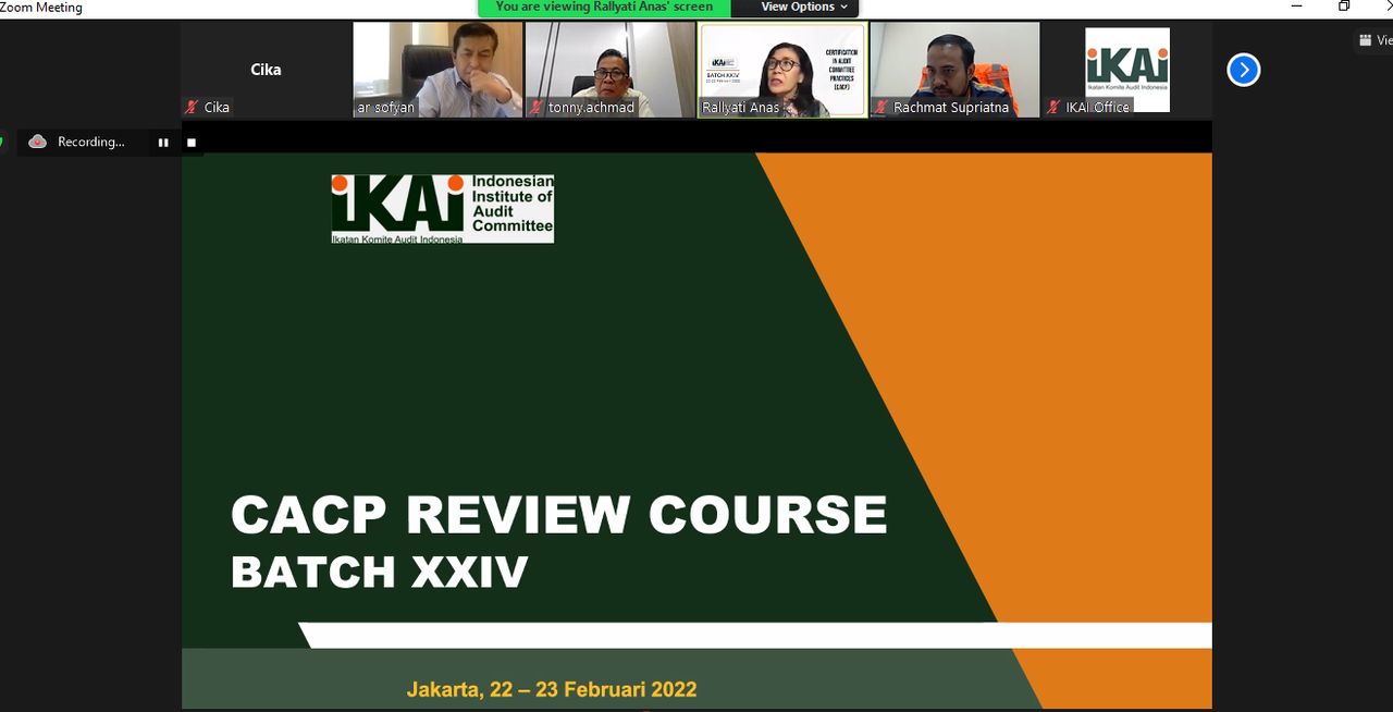 CACP Review Course Batch XXIV – 22 dan 23 Februari 2022