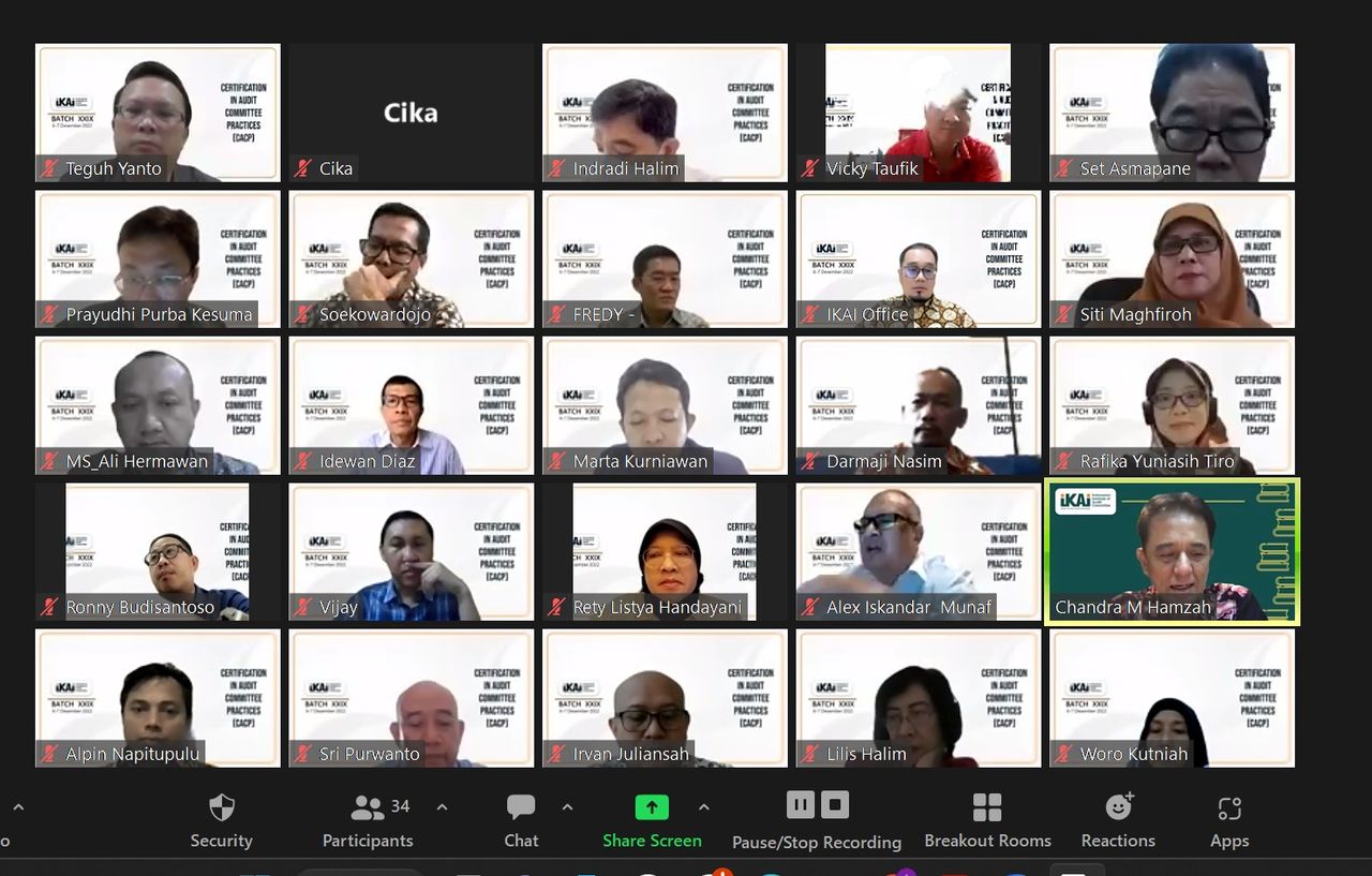CACP Review Course Batch XXIX – 6 s/d 7 Desember 2022