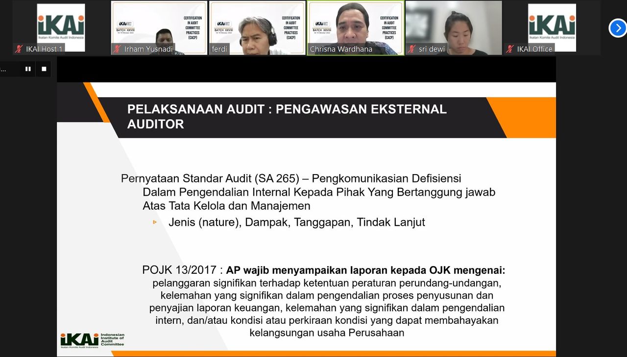 CACP Review Course Batch XXVIII – 18 s/d 19 Oktober 2022