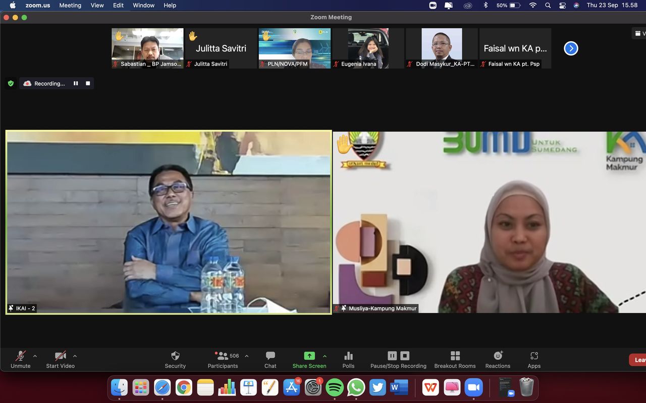 Webinar “Tanggung Jawab Komite Audit Saat Perseroan Tersangkut Masalah Hukum Terkait Laporan Keuangan” tanggal 23 September 2021