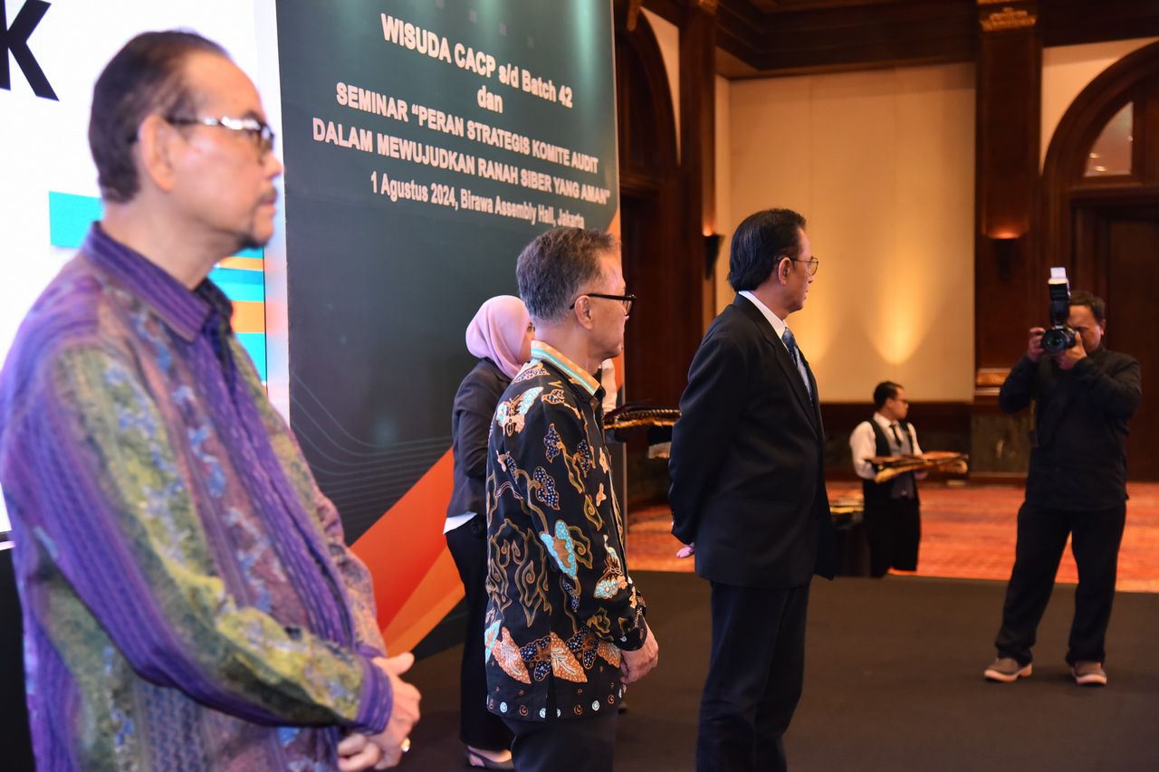 Wisuda CACP dan Seminar “Peran Strategis Komite Audit dalam Mewujudkan Ranah Siber yang Aman” tanggal 1 Agustus 2024