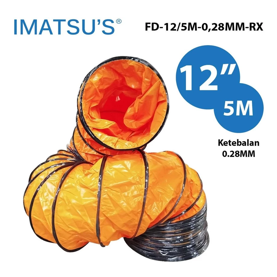 IMATSU Selang Portable Blower Ventilator 12 inch